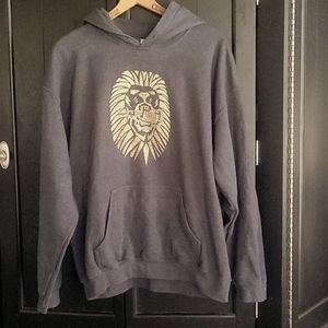 Vintage lion king sweatshirt gold glitter image